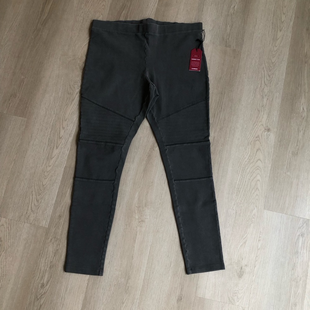 Express Charcoal Grey Women’s Leggings Size Large New